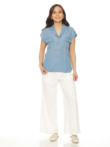BLUSA MUJER WADO'S CUELLO CAMISERO - 2