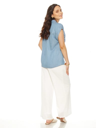 BLUSA MUJER WADO'S CUELLO CAMISERO - 4