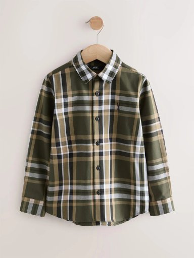 CAMISA MANGA LARGA NIÑO NEXT ALGODÓN - 2