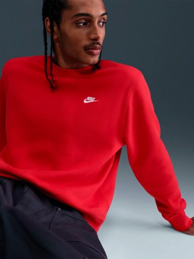 POLERÓN SIN GORRO MANGA LARGA HOMBRE NIKE CLUB - 5