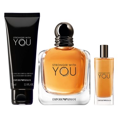 PERFUME GIORGIO ARMANI STRONGER WITH YOU HOMBRE EDT 100 ML + 15 ML + GEL DE DUCHA 75 ML - 1