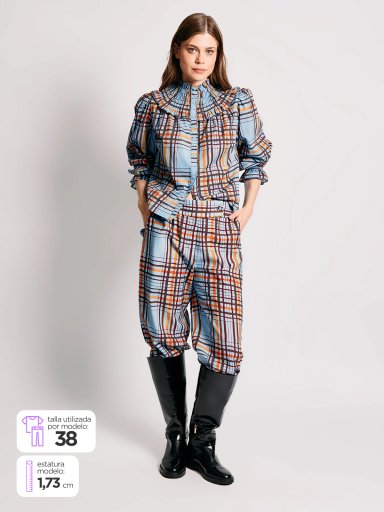 PANTALÓN MUJER MARQUIS RECTO CUADROS - 2
