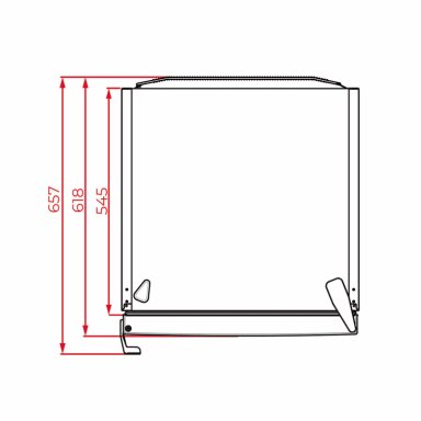 REFRIGERADOR MONOPUERTA TEKA RSL 75640 362L NO FROST GRIS - 10