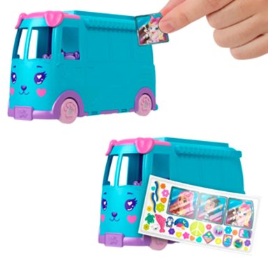 POLLY POCKET SET DE JUEGO AVENTURA SOBRE RUEDAS CON MASCOTAS - 8