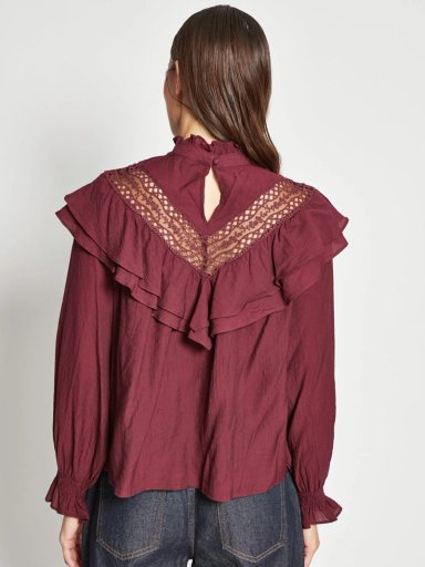 BLUSA MUJER MARQUIS ESCOTE TRIANGULAR - 2