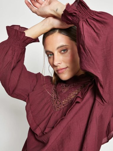 BLUSA MUJER MARQUIS ESCOTE TRIANGULAR - 3