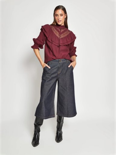 BLUSA MUJER MARQUIS ESCOTE TRIANGULAR - 4