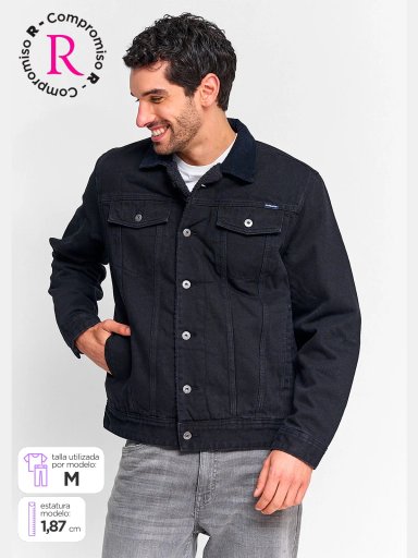 CHAQUETA HOMBRE BARBADOS ALGODÓN DENIM CHIPORRO - 1