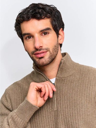 SWEATER HOMBRE REGATTA ALGODÓN HALF ZIPPER - 3