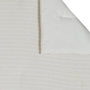 PLUMÓN MAISON LINETT SEERSUCKER 2 PLAZAS BEIGE - 2