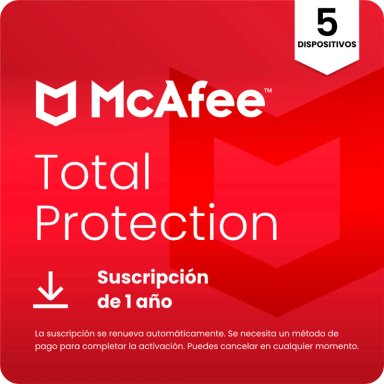 MCAFEE ANTIVIRUS TOTAL PROTECCIÓN 5 DISPOSITIVOS 1 AÑO - 3