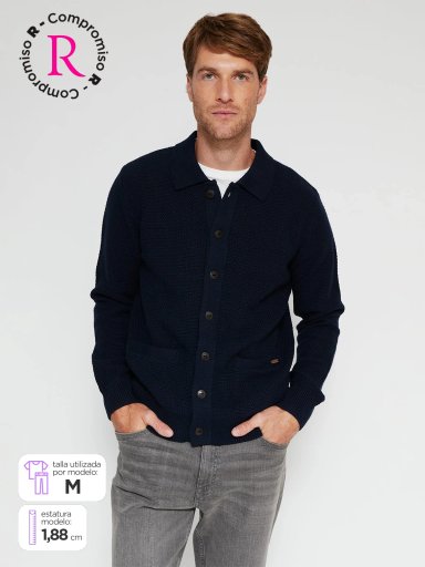 CARDIGAN HOMBRE REGATTA ALGODÓN  - 1