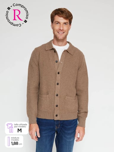 CARDIGAN HOMBRE REGATTA ALGODÓN  - 1