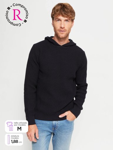 SWEATER HOMBRE BARBADOS GORRO - 1