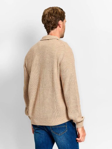 SWEATER HOMBRE KENNETH STEVENS HALF ZIPPER - 2