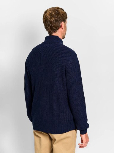 SWEATER HOMBRE KENNETH STEVENS HALF ZIPPER - 2