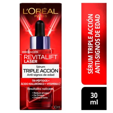 SÉRUM TRIPLE ACCIÓN L'OREAL PARIS REVITALIFT LÁSER SÉRUM 30 ML  - 2