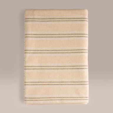 MANTEL RIPLEY HOME NERO LÍNEAS BEIGE - 2