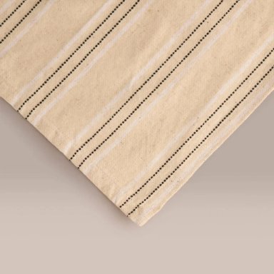 MANTEL RIPLEY HOME NERO LÍNEAS BEIGE - 3
