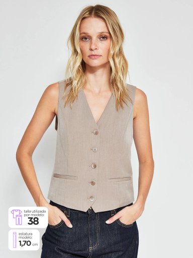 BLAZER MUJER ONLY BOTONES Y BOLSILLOS FRONTALES - 1