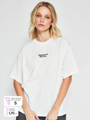 POLERA MUJER ONLY ALGODÓN  - 1