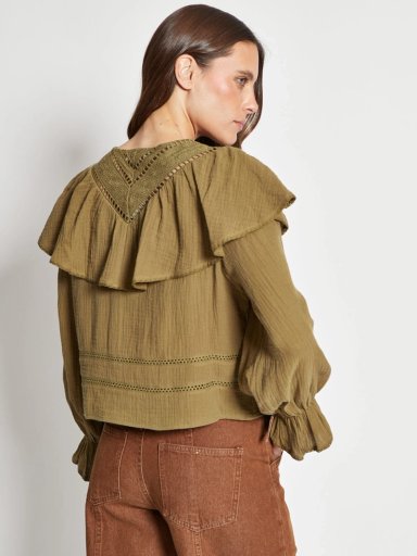 BLUSA MUJER TATIENNE ALGODÓN VUELO GRANDE - 2