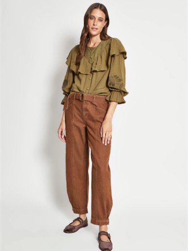 BLUSA MUJER TATIENNE ALGODÓN VUELO GRANDE - 4