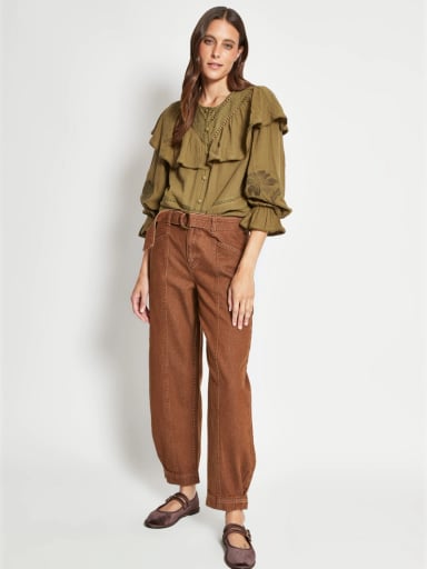 BLUSA MUJER TATIENNE ALGODÓN VUELO GRANDE - 4