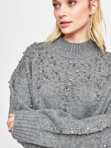 SWEATER MUJER BARBADOS LANA TACHAS - 3