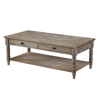 MESA DE CENTRO RIPLEY HOME COUNTRY MADERA DE PINO CAFÉ 120CM 60CM - 2