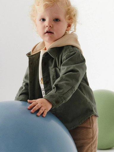 SOBRECAMISA NIÑO SFERA ALGODÓN MANGA LARGA - 1