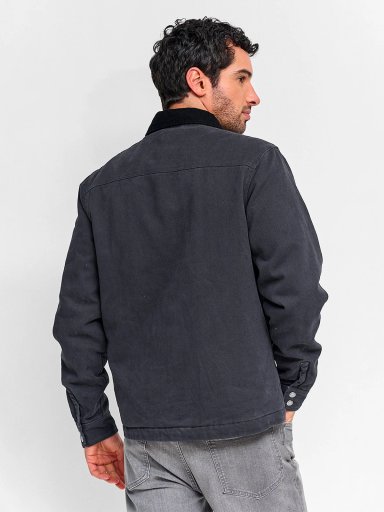 CHAQUETA HOMBRE BARBADOS ALGODÓN CUELLO COTELÉ - 2