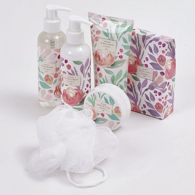 SET PARA BAÑO BODY SECRET STRAWBERRY 200ML+50ML+200ML+200ML+100GR - 3