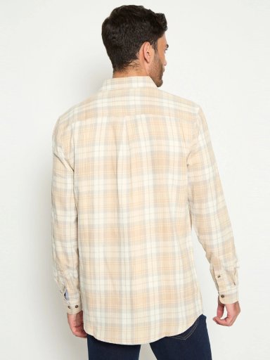 CAMISA HOMBRE KENNETH STEVENS ALGODÓN MANGA LARGA FRANELA - 2