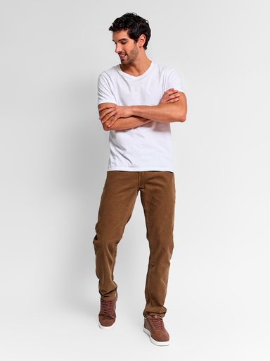 PANTALÓN HOMBRE KENNETH STEVENS ALGODÓN COTELÉ - 4