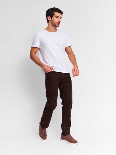PANTALÓN HOMBRE KENNETH STEVENS ALGODÓN COTELÉ - 4