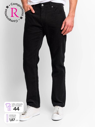 PANTALÓN HOMBRE KENNETH STEVENS ALGODÓN COTELÉ - 1