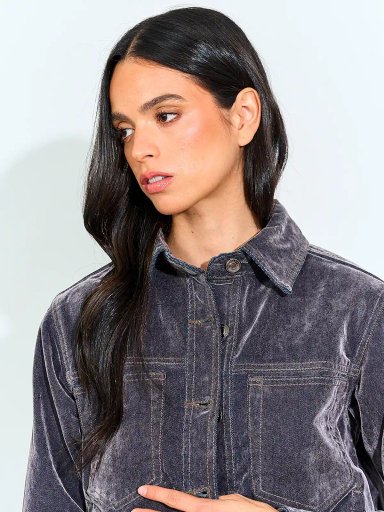 CHAQUETA MUJER BARBADOS ALGODÓN VELVET - 3
