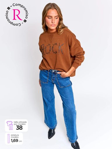 JEANS MUJER BARBADOS ALGODÓN STRAIGHT - 1