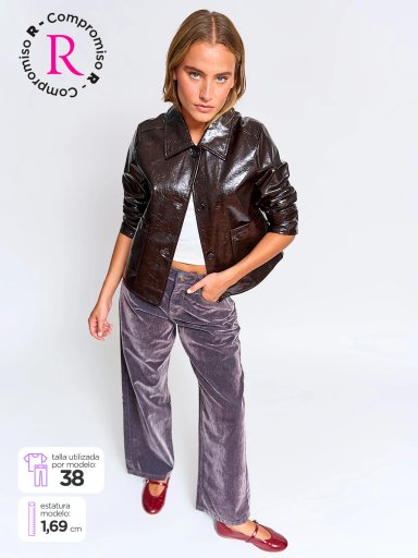 JEANS MUJER BARBADOS ALGODÓN VELVET - 1