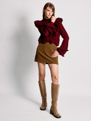 SWEATER MUJER MARQUIS RUCHAS DESAGUJADAS - 4