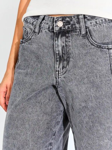 JEANS MUJER BARBADOS ALGODÓN WIDE LEG - 4