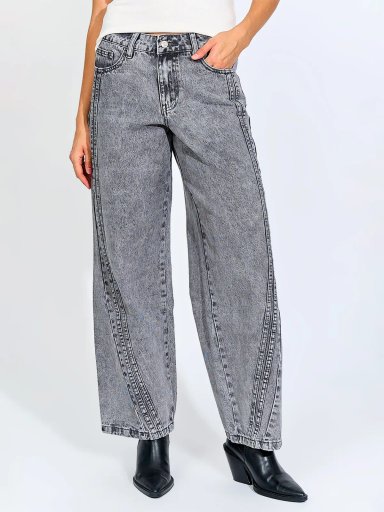 JEANS MUJER BARBADOS ALGODÓN WIDE LEG - 2