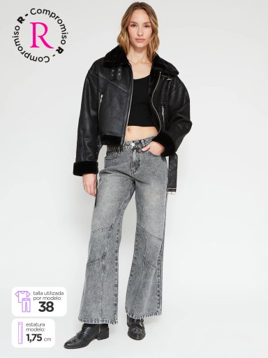 JEANS MUJER BARBADOS ALGODÓN PINZAS - 1