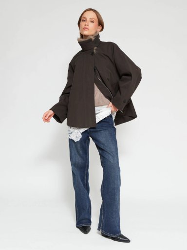 CHAQUETA MUJER MARQUIS ALGODÓN TRENCH CUELLO PELOS - 4