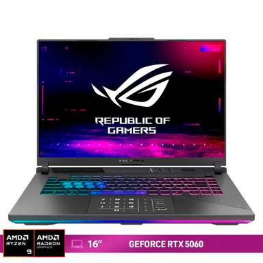 NOTEBOOK ASUS ROG STRIX G16 AMD RYZEN 9 16GB RAM 1TB SSD NVIDIA RTX 5060 16” - 1