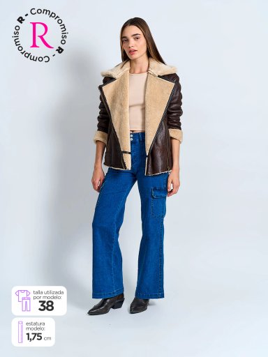 JEANS MUJER AEROPOSTALE ALGODÓN CARGO - 1