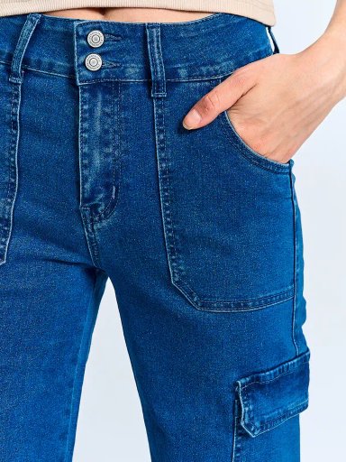 JEANS MUJER AEROPOSTALE ALGODÓN CARGO - 4