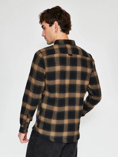 CAMISA HOMBRE BARBADOS ALGODÓN MANGA LARGA FRANELA - 2