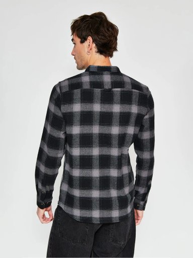 CAMISA HOMBRE BARBADOS ALGODÓN MANGA LARGA FRANELA - 2